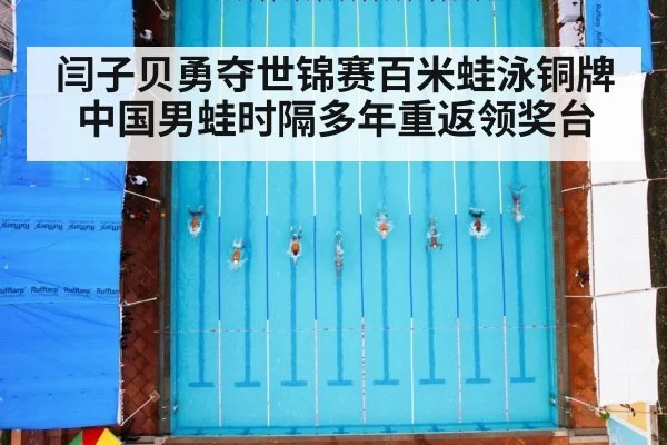 闫子贝勇夺世锦赛百米蛙泳铜牌 中国男蛙时隔多年重返领奖台